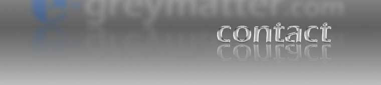 e-greymatter - contact